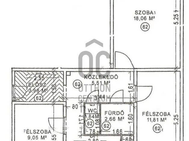 Eladó lakás Budapest XVII. kerület, Rákoskeresztúr 60 nm