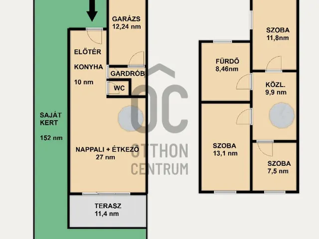 Eladó ház Budapest XVIII. kerület, Gloriett-telep 106 nm