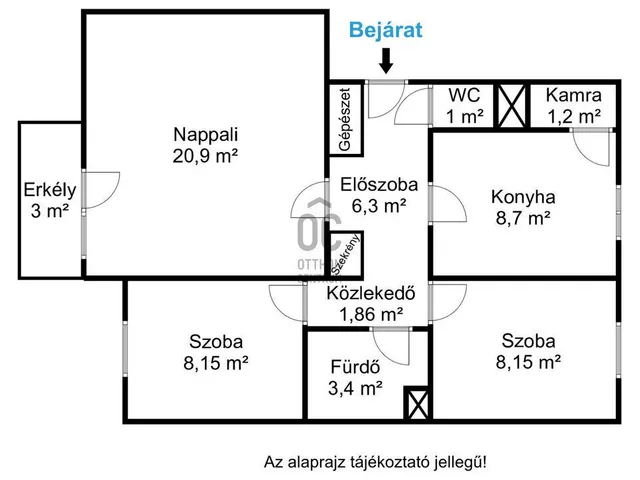 Eladó lakás Budapest XVIII. kerület, Gloriett-telep 61 nm
