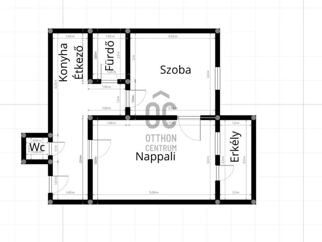 Eladó lakás Budapest XVIII. kerület 53 nm