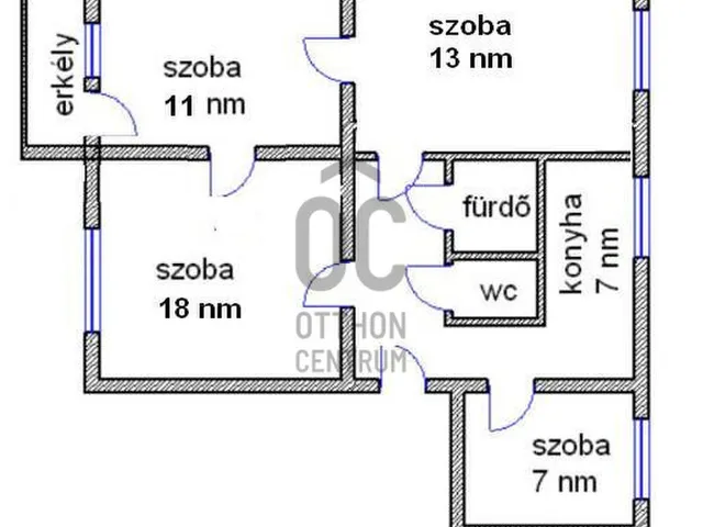 Eladó lakás Budapest XV. kerület, Újpalota 69 nm