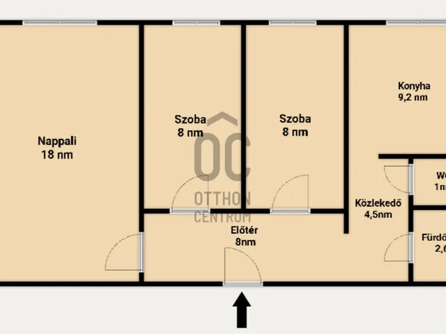 Eladó lakás Budapest IV. kerület, Újpest 59 nm