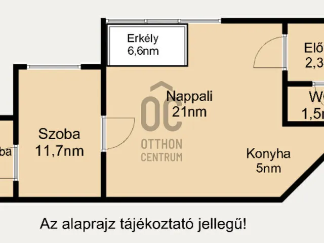 Eladó lakás Budapest VI. kerület 47 nm