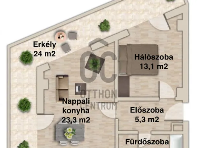 Eladó lakás Budapest IX. kerület 48 nm
