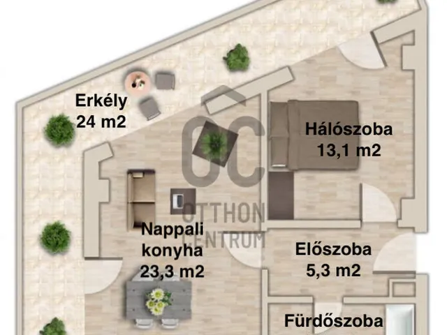 Eladó lakás Budapest IX. kerület 48 nm