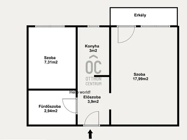 Eladó lakás Budapest XV. kerület, Újpalota 35 nm