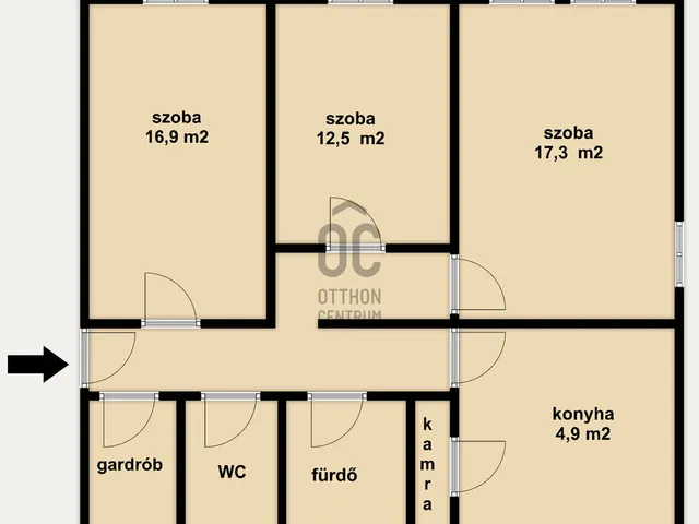 Kiadó lakás Budapest III. kerület, Óbuda 68 nm