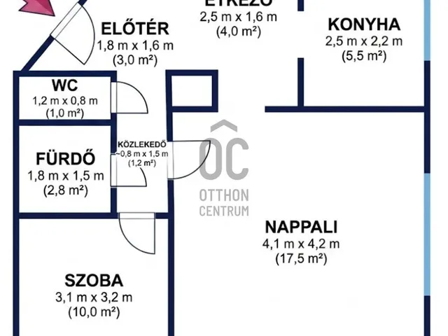 Eladó lakás Budapest XVIII. kerület, Gloriett-telep 45 nm