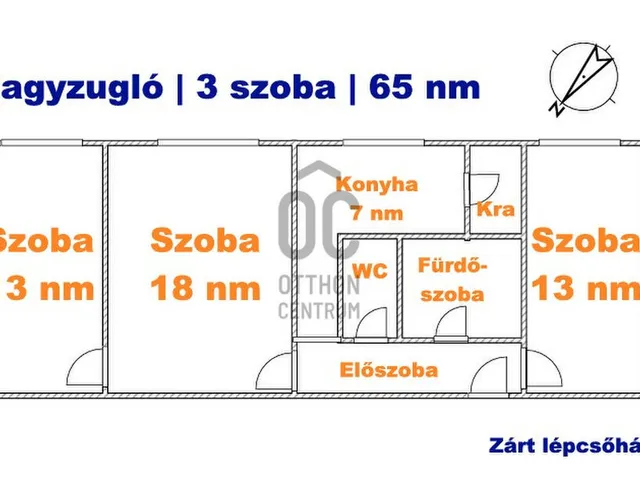 Eladó lakás Budapest XIV. kerület, Nagyzugló 65 nm