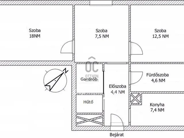Eladó lakás Budapest X. kerület, Óhegy 56 nm