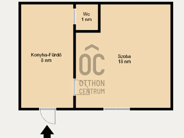Eladó lakás Budapest XIII. kerület, Újlipótváros 27 nm