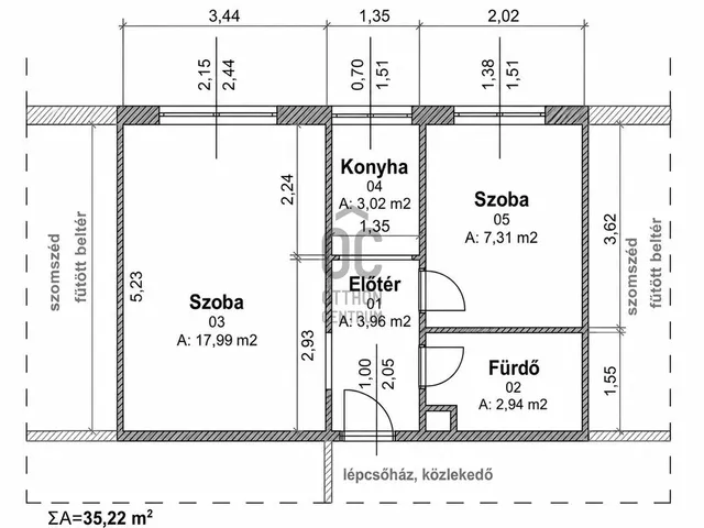 Eladó lakás Budapest XIII. kerület, Vizafogó 35 nm