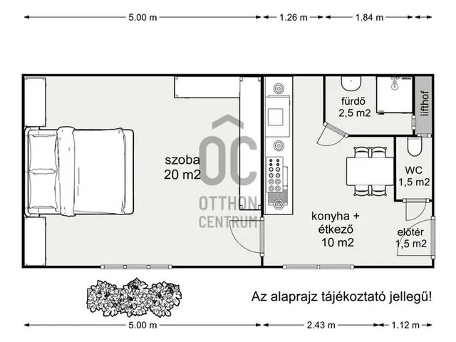 Eladó lakás Budapest XIII. kerület, Újlipótváros 32 nm