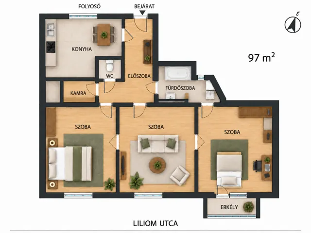 Eladó lakás Budapest IX. kerület 97 nm