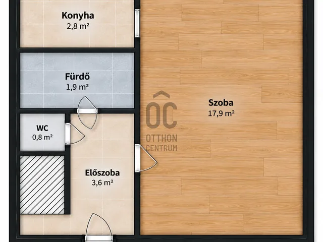 Eladó lakás Budapest X. kerület, Óhegy 27 nm