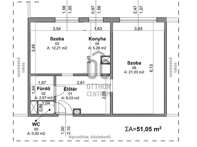 Eladó lakás Budapest III. kerület, Békásmegyer 51 nm