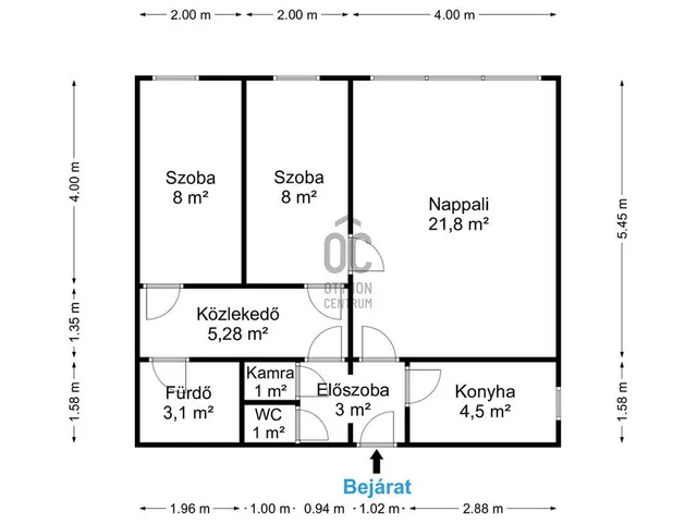 Eladó lakás Budapest XIII. kerület 56 nm