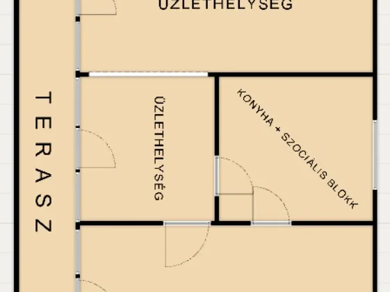 Eladó kereskedelmi és ipari ingatlan Százhalombatta, Óváros 60 nm