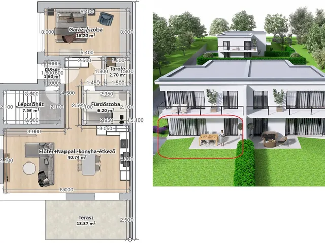 Eladó lakás Budapest III. kerület, Ürömhegy 73 nm
