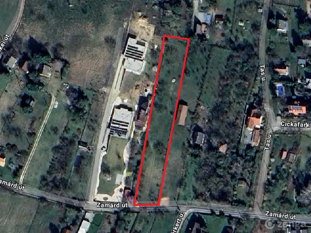 Eladó telek Esztergom, Búbánatvölgy, Zamárd út 17-19 2557 nm