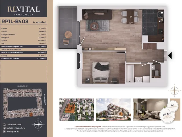 Eladó lakás Budapest XI. kerület 52 nm