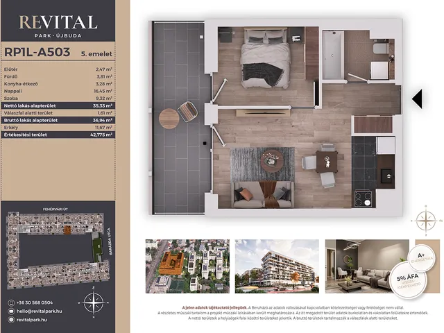 Eladó lakás Budapest XI. kerület 36 nm