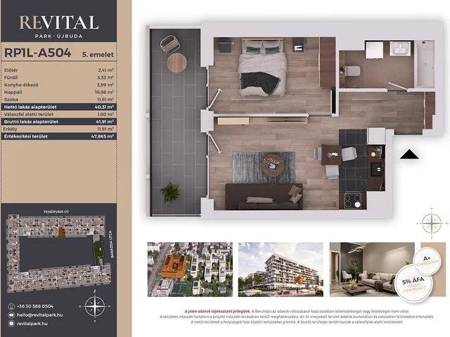 Eladó lakás Budapest XI. kerület 41 nm