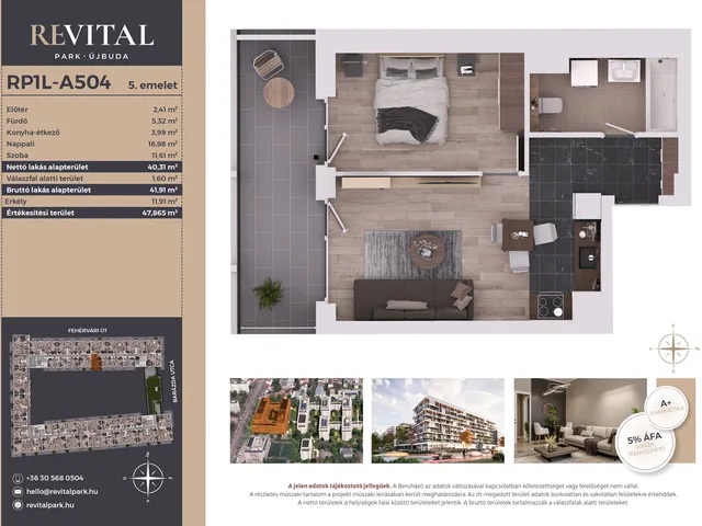 Eladó lakás Budapest XI. kerület 41 nm