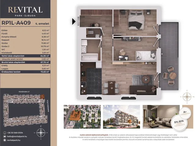 Eladó lakás Budapest XI. kerület 66 nm