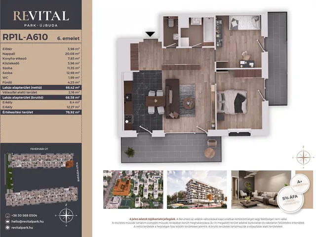 Eladó lakás Budapest XI. kerület 66 nm