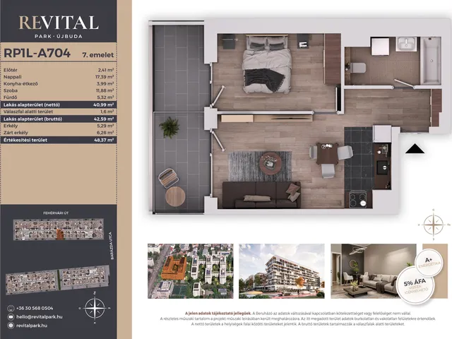 Eladó lakás Budapest XI. kerület 41 nm