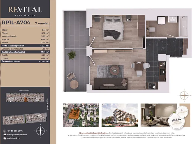 Eladó lakás Budapest XI. kerület 41 nm