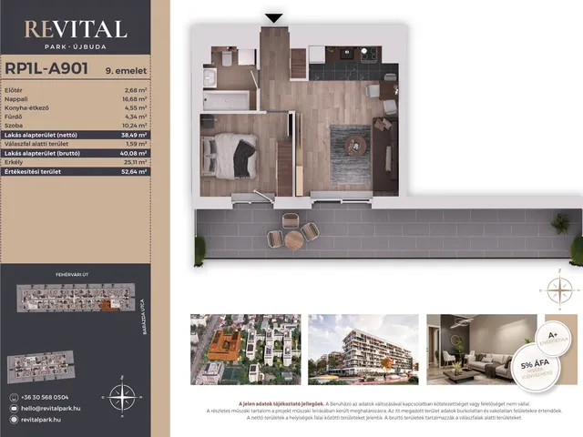 Eladó lakás Budapest XI. kerület 38 nm