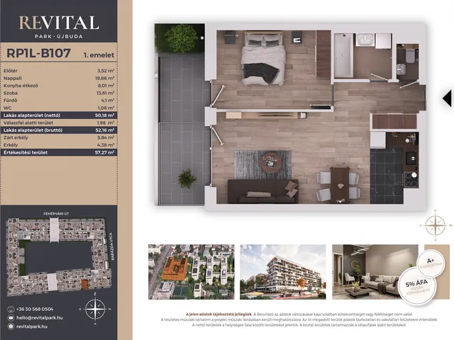 Eladó lakás Budapest XI. kerület 50 nm