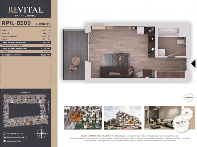 Eladó lakás Budapest XI. kerület 32 nm