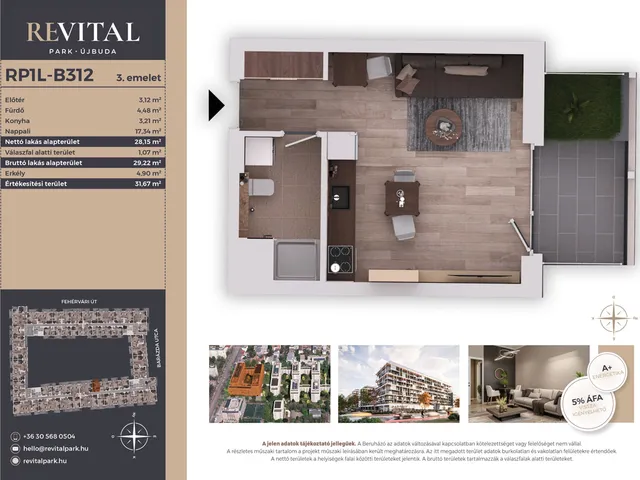 Eladó lakás Budapest XI. kerület 29 nm