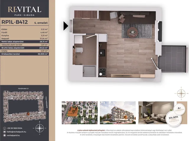 Eladó lakás Budapest XI. kerület 28 nm