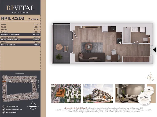 Eladó lakás Budapest XI. kerület 28 nm