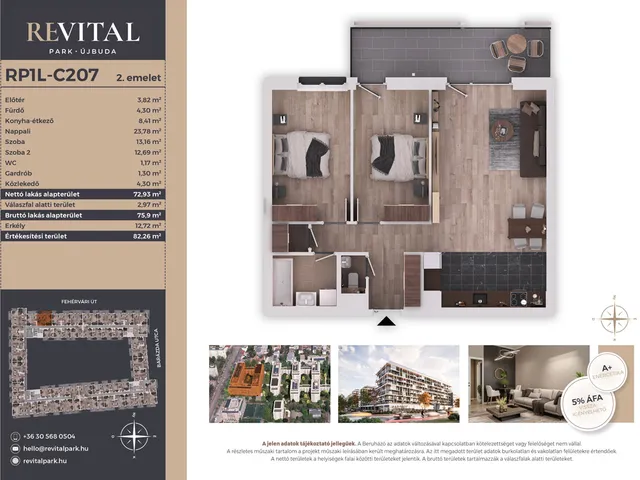 Eladó lakás Budapest XI. kerület 74 nm