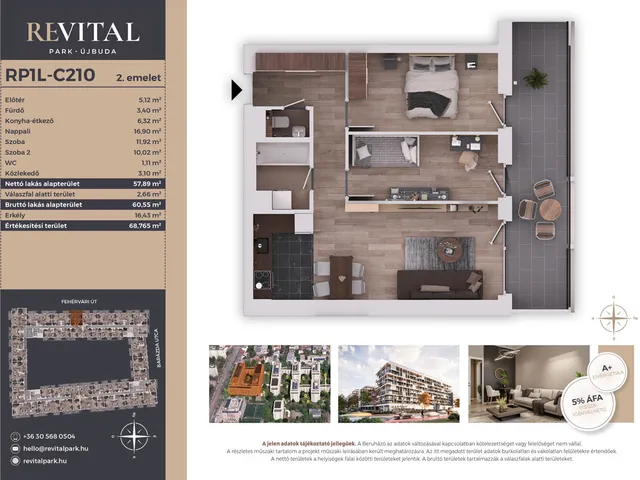 Eladó lakás Budapest XI. kerület 59 nm