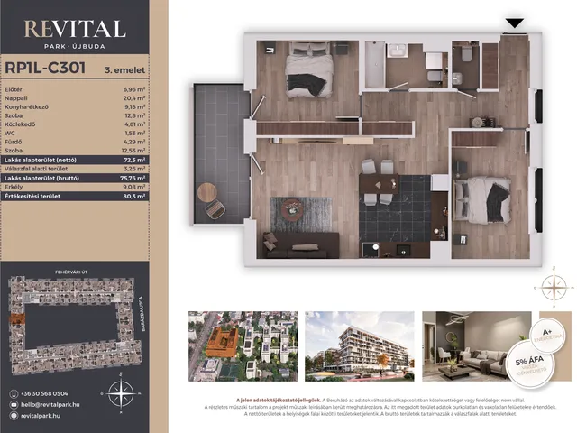 Eladó lakás Budapest XI. kerület 73 nm