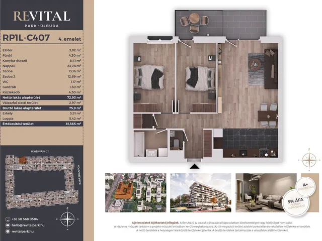 Eladó lakás Budapest XI. kerület 74 nm