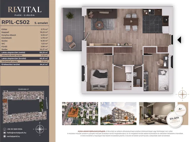 Eladó lakás Budapest XI. kerület 58 nm