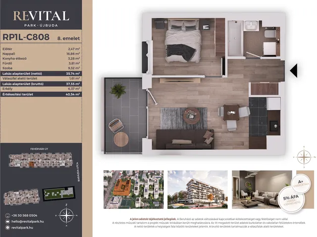 Eladó lakás Budapest XI. kerület 36 nm