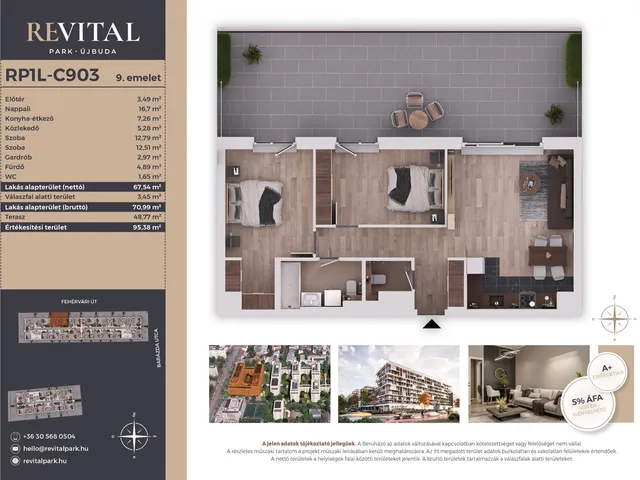 Eladó lakás Budapest XI. kerület 68 nm