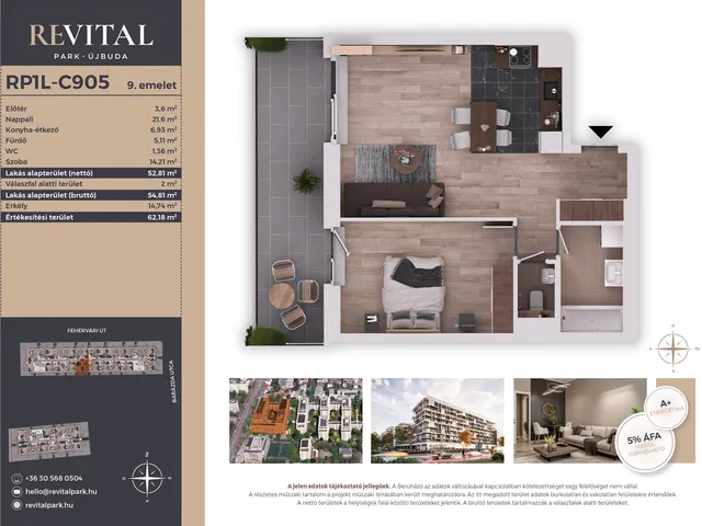 Eladó lakás Budapest XI. kerület 53 nm