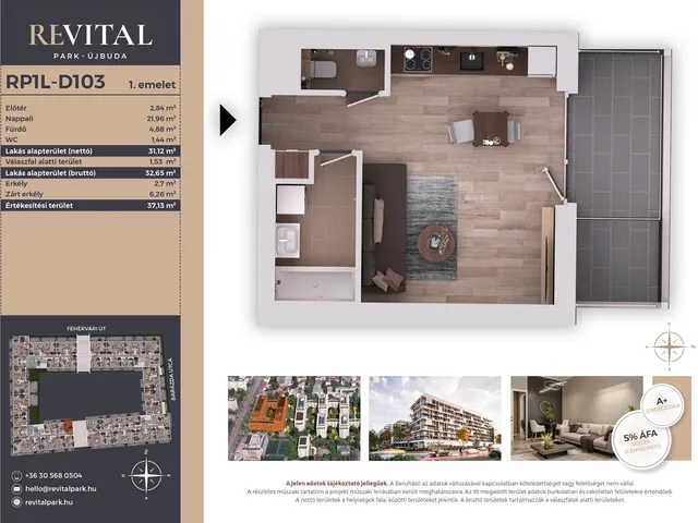 Eladó lakás Budapest XI. kerület 31 nm