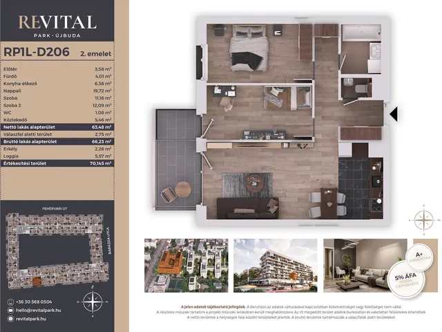 Eladó lakás Budapest XI. kerület 64 nm