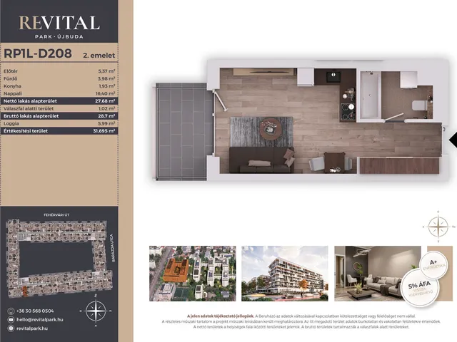 Eladó lakás Budapest XI. kerület 28 nm