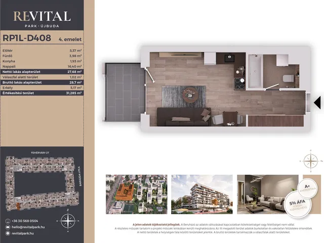 Eladó lakás Budapest XI. kerület 28 nm